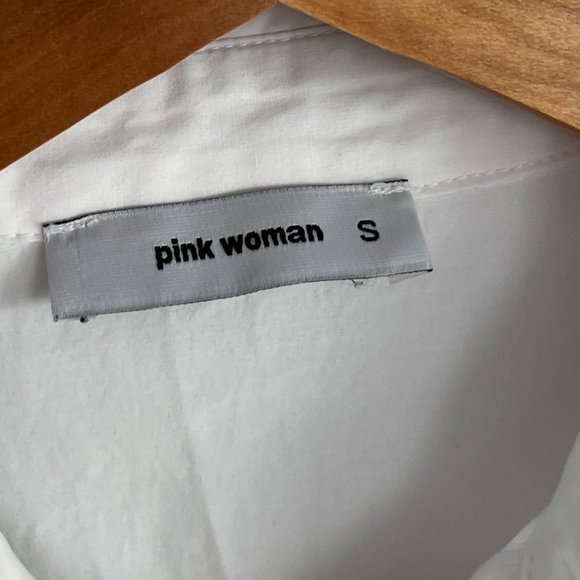 Pink Women - Mini Button Up Dress - Picture 3 of 6